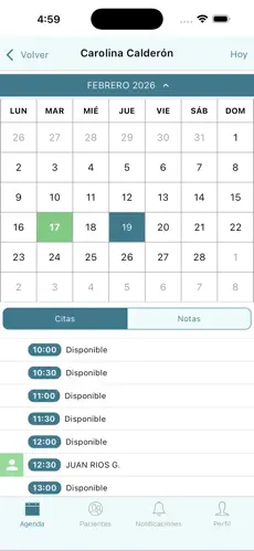 Cupos disponibles para reservar desde la app móvil de PhilaxMed